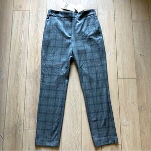 NWT Zara Plaid Jogger Waist Pants